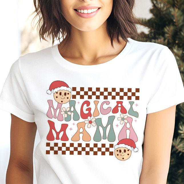 Magical Mama Retro Christmas Tri-Blend Shirt (Von Creator hochgeladen)