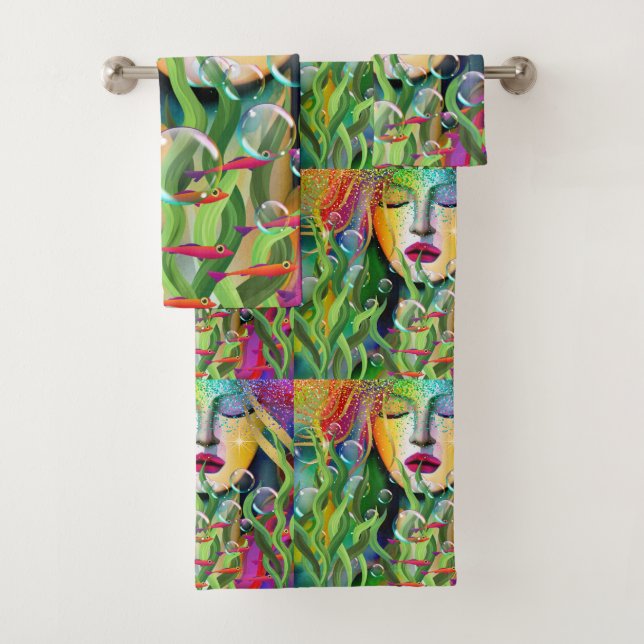 Magical Mermaid Badhandtuch Set (Insitu)