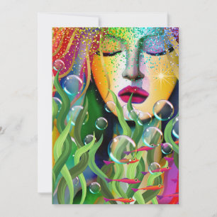 Magical Mermaid Feiertagskarte