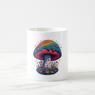 Magical Mushroom Madness Kawaii Königreich Kaffeetasse
