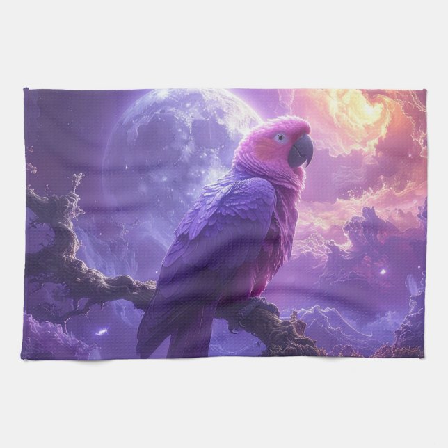 Magical Parrot Geschirrtuch (Horizontal)