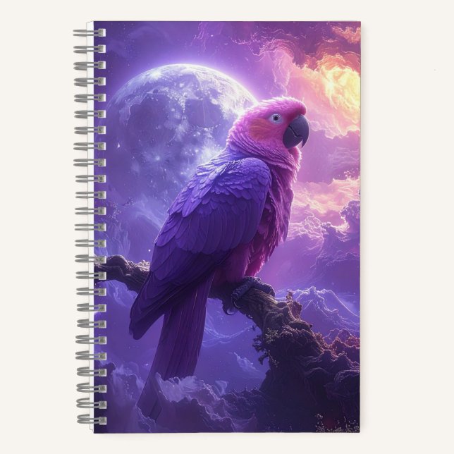 Magical Parrot Notizbuch (Vorderseite)
