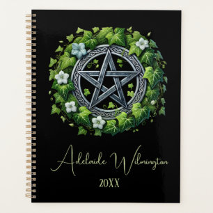 Magical Pentagram Green Ivy Planer