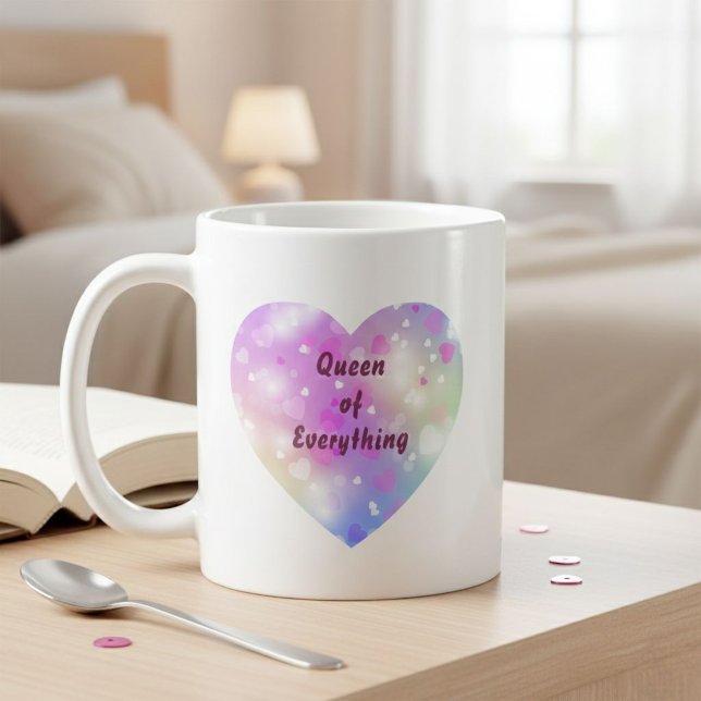 Magical Pink Heart Pattern Mug Kaffeetasse (Von Creator hochgeladen)