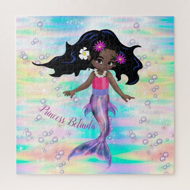 Magical Rainbow Baby Girl Mermaids (Vertikal)