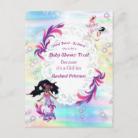 Magical Rainbow Baby Mermaids Party Dusche