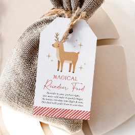 Magical Reindeer Food Christmas Holiday Geschenkanhänger