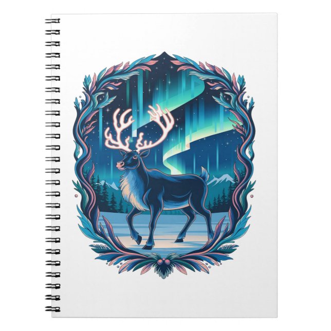 Magical Reindeer Glow Notizblock (Vorderseite)