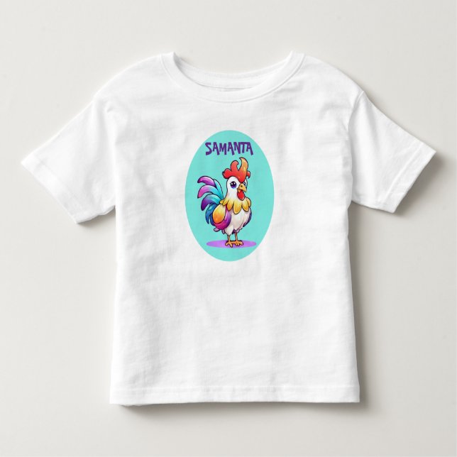 Magical Rooster Toddler T-Shirt (Vorderseite)