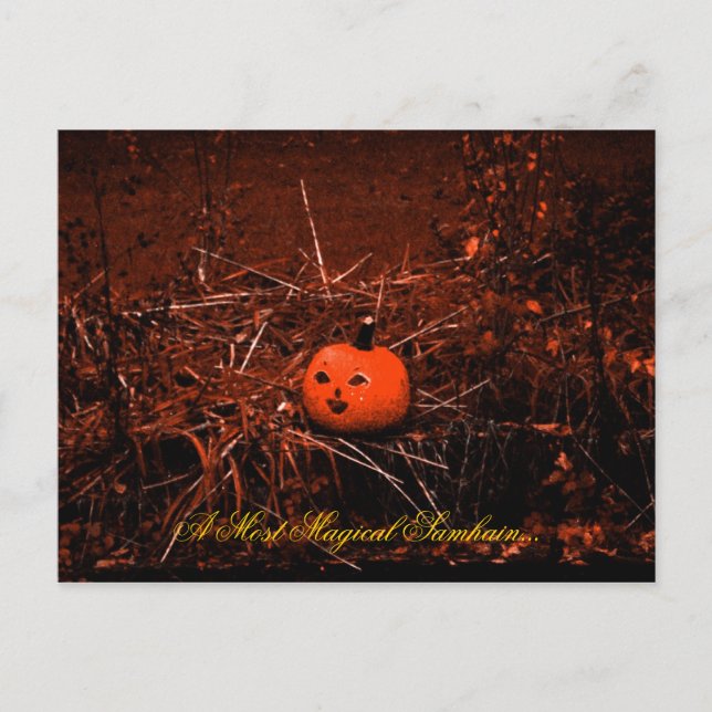 Magical Samhain Postcard Postkarte (Vorderseite)