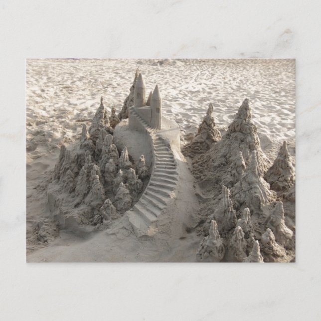 Magical Sand Castle Postkarte (Vorderseite)