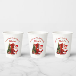 Magical Santa Birthday Design for Kids Pappbecher