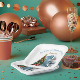 Magical Santa Birthday Invitation – 1st Birthday Pappteller