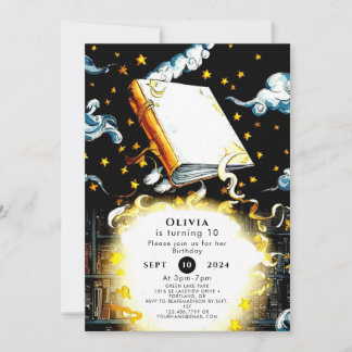 Magical Simple Children's Storybook Geburtstag Einladung