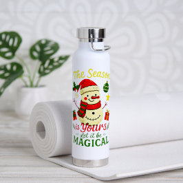 Magical Snowman Christmas Cozy Holiday Sports Gift Trinkflasche