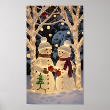 Magical Snowman Christmas Lights