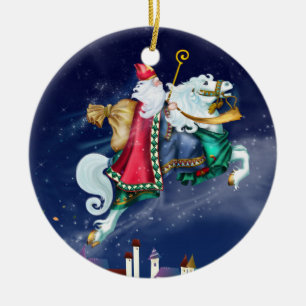 Magical St. Nicholas - Santa - SRF Keramikornament