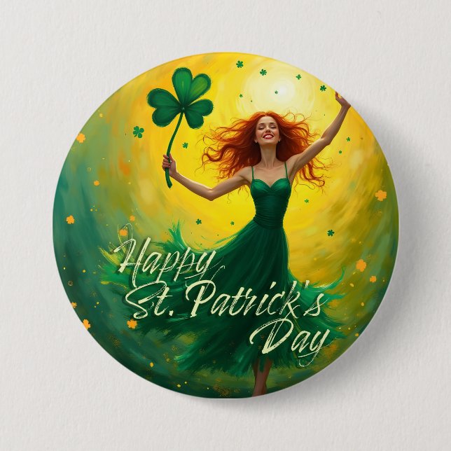Magical St. Patrick's Day Button (Vorderseite)