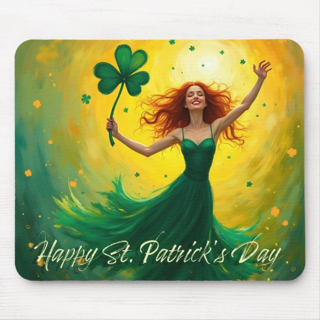 Magical St. Patrick's Day Mousepad (Vorne)