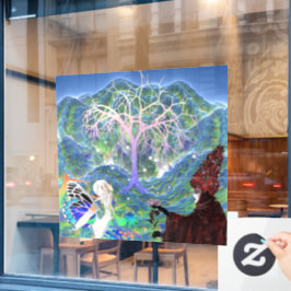 Magical Star Tree Fensteraufkleber