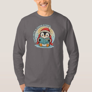 Magical Storytime Penguin Long Sleeve Cotton Tee