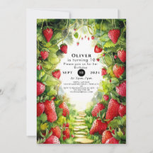 Magical Sweet Simple Strawberry Birthday