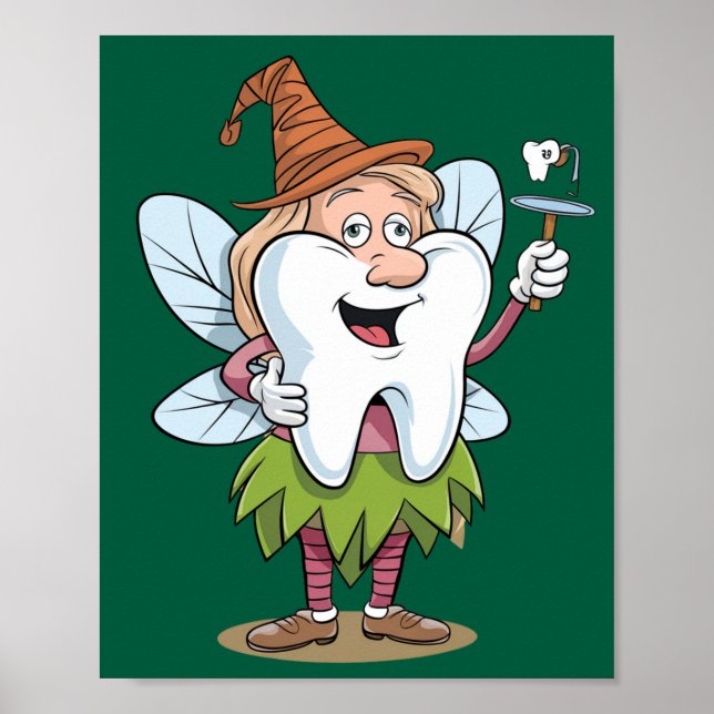 Magical Tooth Fairy Art Poster (Vorne)