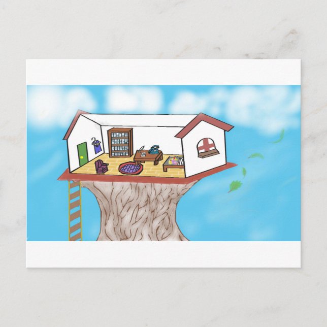 Magical Treehouse Postkarte (Vorderseite)