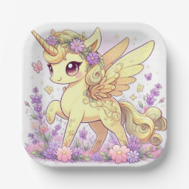 Magical Unicorn Baby Dusche Pappteller