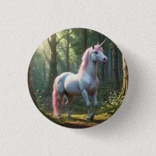 Magical Unicorn Birthday Button