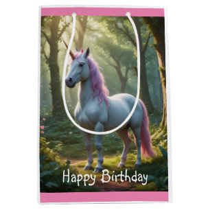 Magical Unicorn Birthday Mittlere Geschenktüte