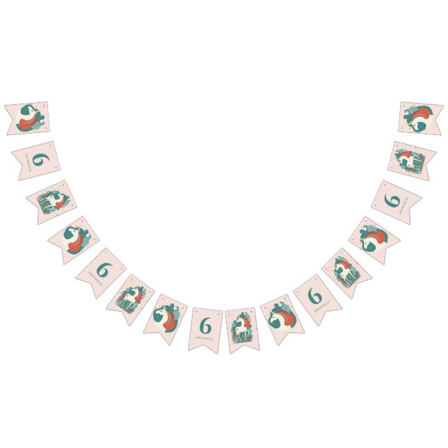 Magical Unicorn Birthday Wimpelkette (Alle)