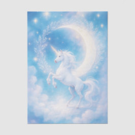 Magical Unicorn Cloud Fantasy Decoupage Seidenpapier