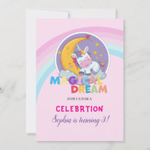 Magical Unicorn Dream Einladung