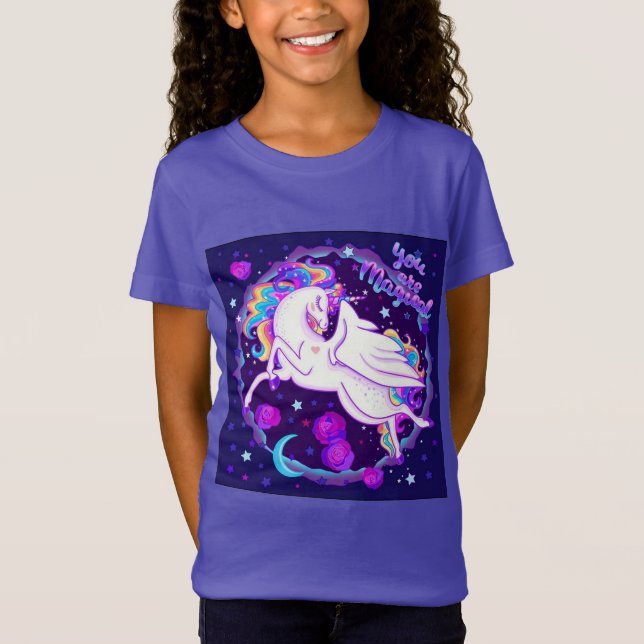 Magical Unicorn Dreams T - Shirt (Vorderseite)