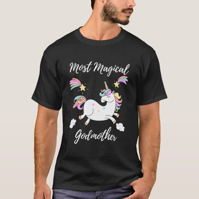 Magical Unicorn Godmutter - Fun Godmutter Unicorns T-Shirt (Vorderseite)