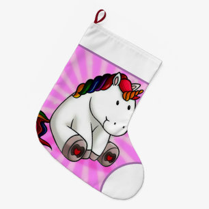 Magical Unicorn Grosses Weihnachtsfest Strumpf Großer Weihnachtsstrumpf