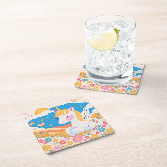 Magical Unicorn Paper Untersetzer (Vor Ort)