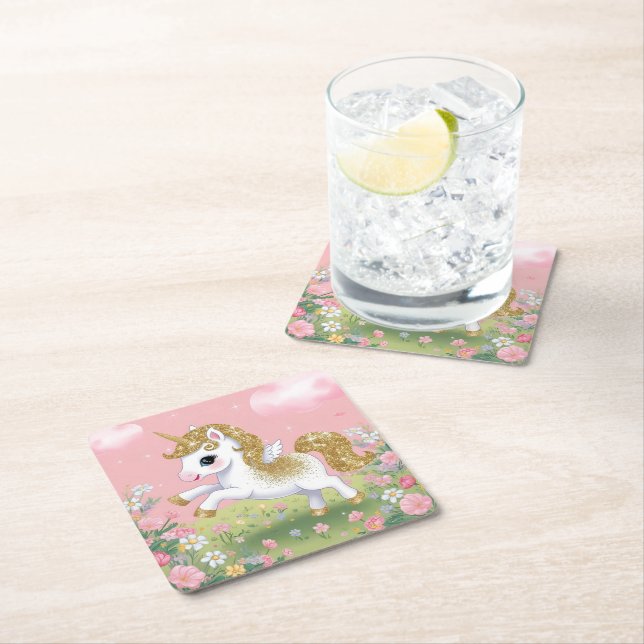 Magical Unicorn Paper Untersetzer (Vor Ort)