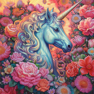 Magical Unicorn Party Poster