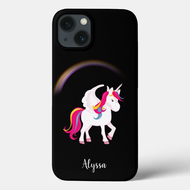 Magical Unicorn Personalisiert Case-Mate iPhone Ca Hülle (Rückseite)
