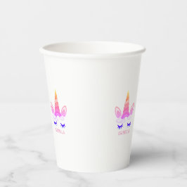 Magical Unicorn Personalized Name Pappbecher