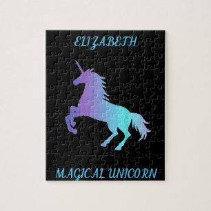 "MAGICAL UNICORN" Puzzle für Mädchen personalisier