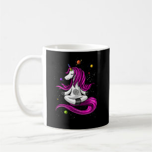 Magical Unicorn Yoga Zen Weltraummedizin Kaffeetasse