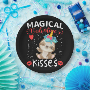 Magical Valentine's Kisses Pappteller