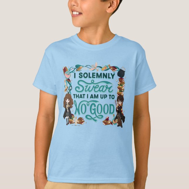 Magical Watercolor "I feierlich Swear" T-Shirt (Vorderseite)