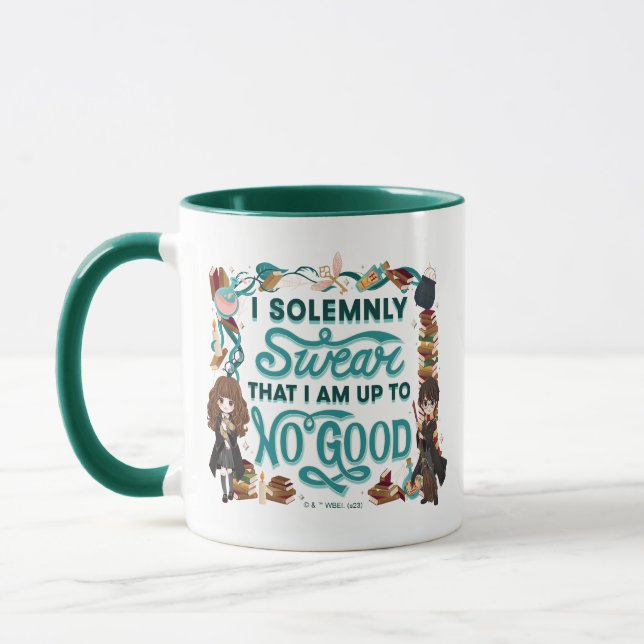 Magical Watercolor "I feierlich Swear" Tasse (Links)