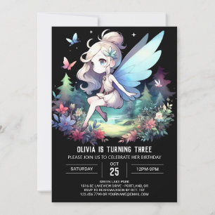 Magical Whimsy Fairy Birthday Einladung