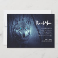 Magical Wild Wolf mit Phantastischen blauen Augen