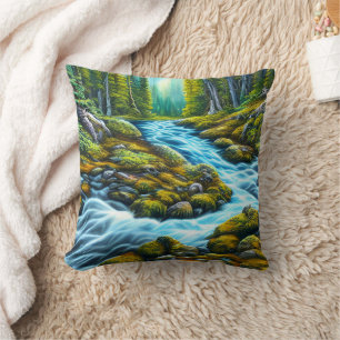 Magical Wilderness Bubbling Brook Kissen